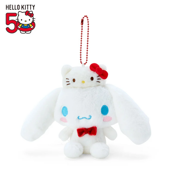 Hello Kitty Cinnamoroll 50th Anniversary Mascot with Ball Chain