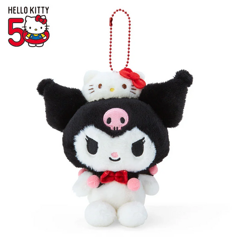 Hello Kitty Kuromi 50th Anniversary Mascot with Ball Chain