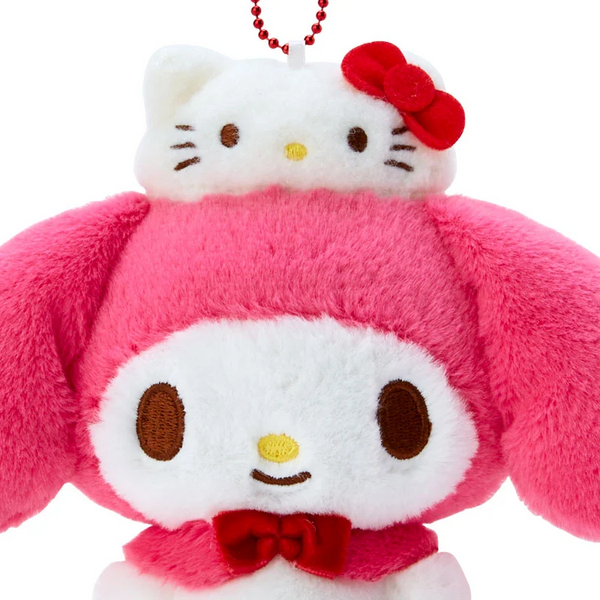 Hello Kitty My Melody 50th Anniversary Mascot with Ball Chain