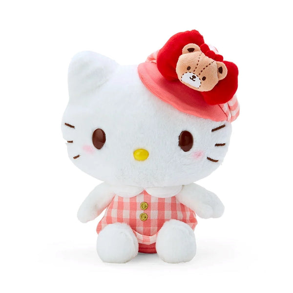 Sanrio Characters Gingham Casquette 8" Plush