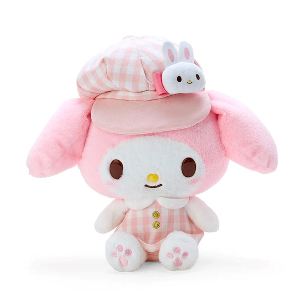 Sanrio Characters Gingham Casquette 8" Plush