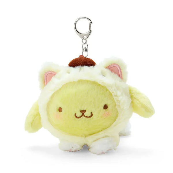 Sanrio Characters Cat Keychain with Mascot