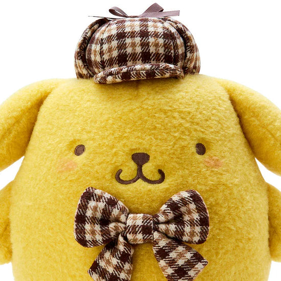 Pompompurin Mocha Checkered 11" Plush