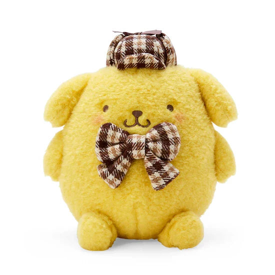 Pompompurin Mocha Checkered 7" Plush