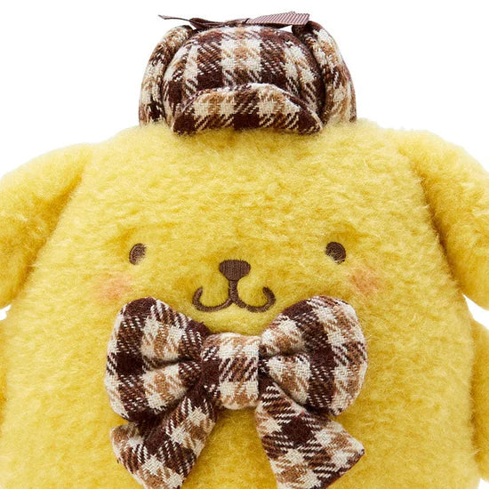 Pompompurin Mocha Checkered 7" Plush