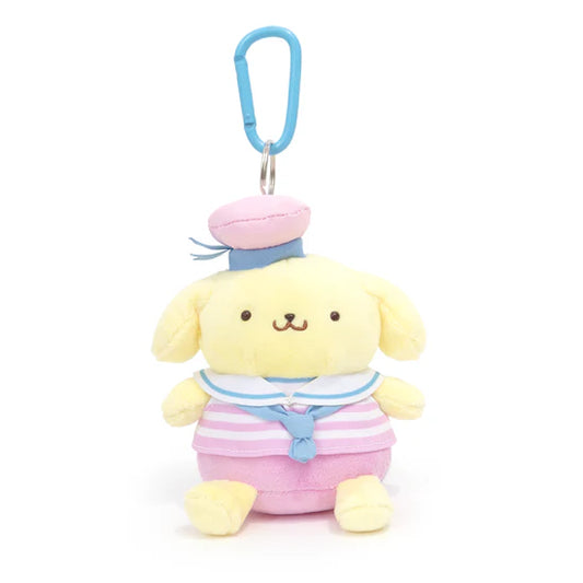 Pompompurin Pastel Sailor Mascot w Carabiner