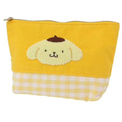 Sanrio Characters Chenille Gingham Pouch