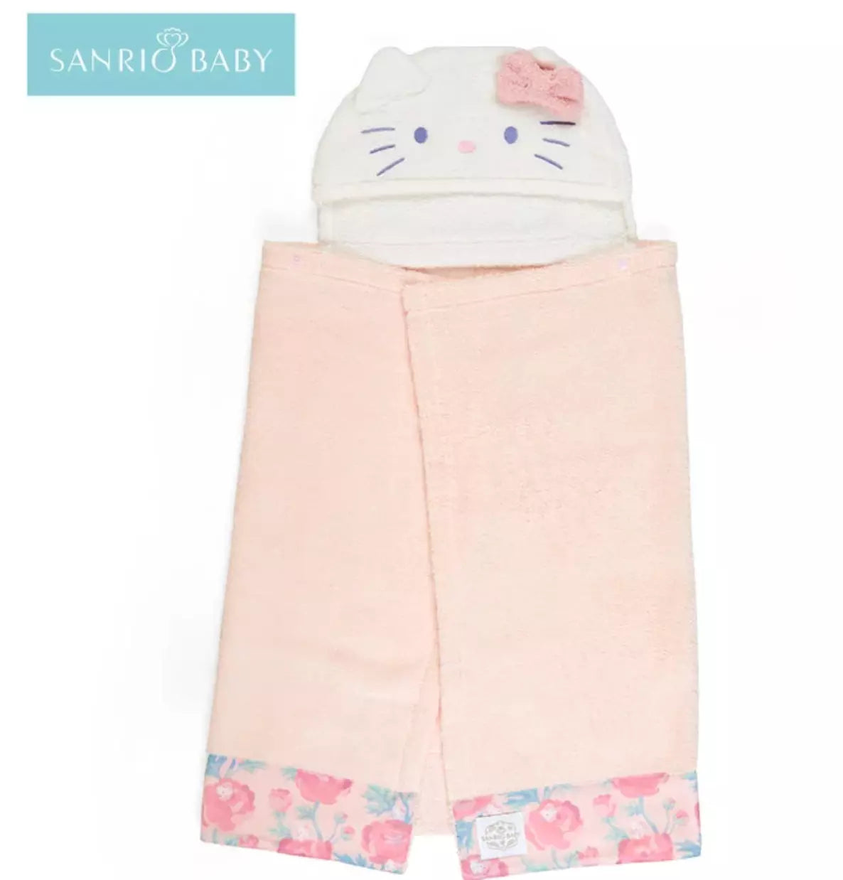 Sanrio Baby Characters Bath Towel with Hood