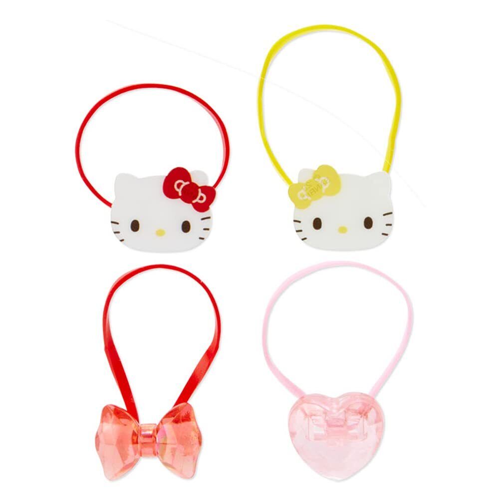 Sanrio Characters Mini 4 piece Ponytail Holders