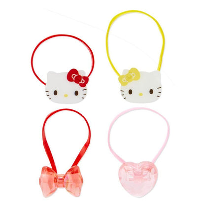 Sanrio Characters Mini 4 piece Ponytail Holders