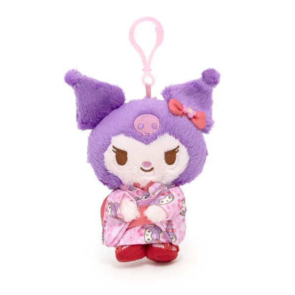 Kuromi Sakura Kimono Mascot Clip On