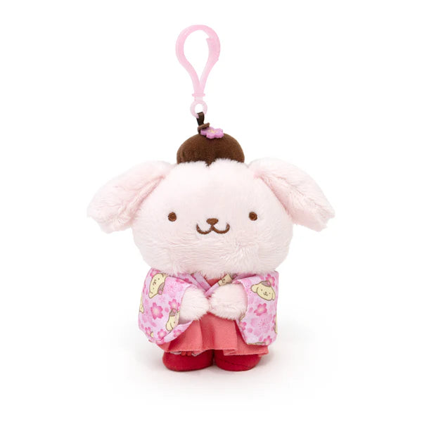 Pompompurin Sakura Kimono Mascot Clip On