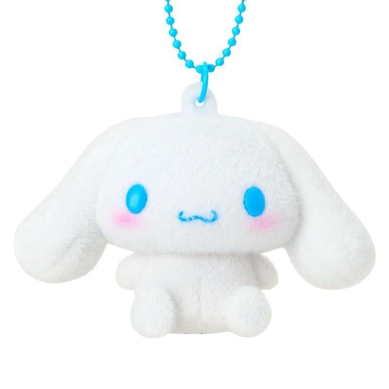 Cinnamoroll Steel Keychain with Flocky Mascot