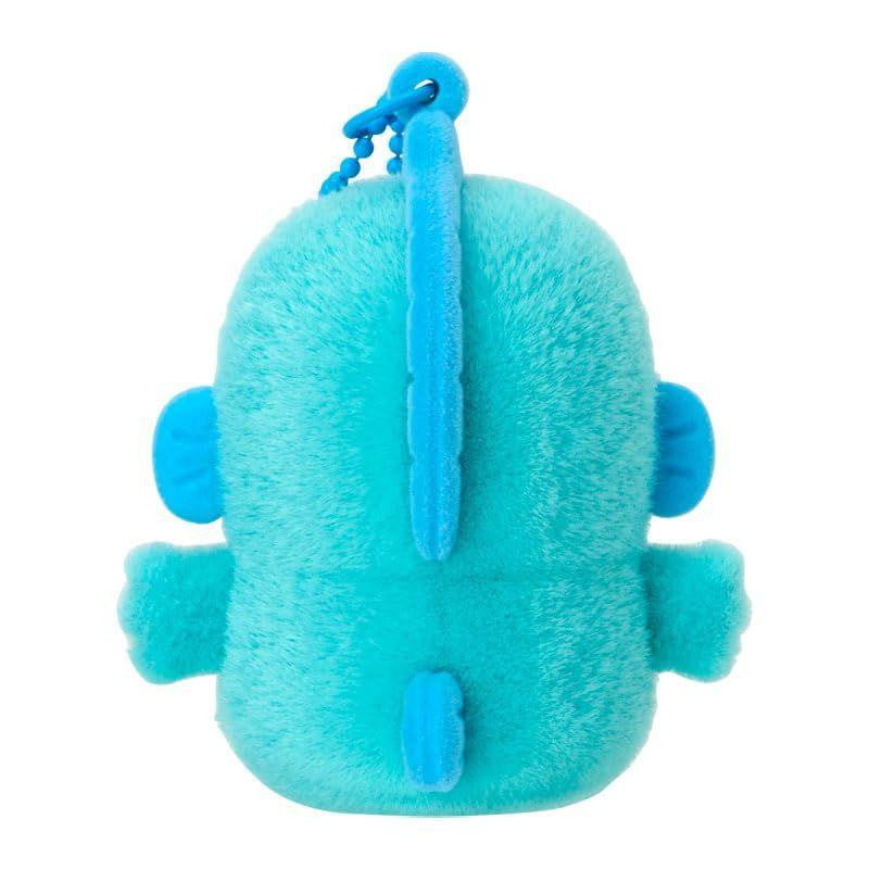Hangyodon Steel Keychain with Flocky Mascot