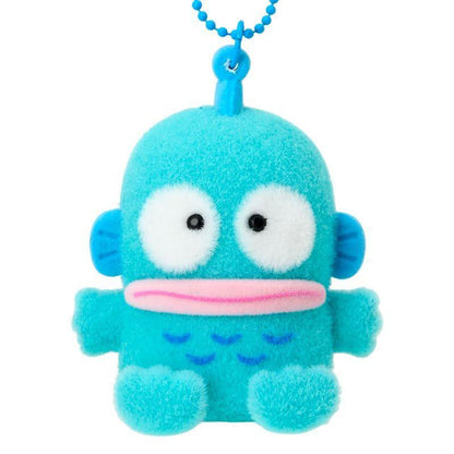 Hangyodon Steel Keychain with Flocky Mascot