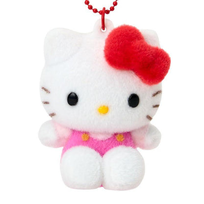 Hello Kitty Steel Keychain with Flocky Mascot