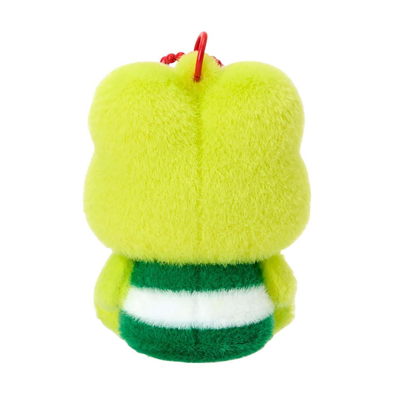 Keroppi Steel Keychain with Flocky Mascot