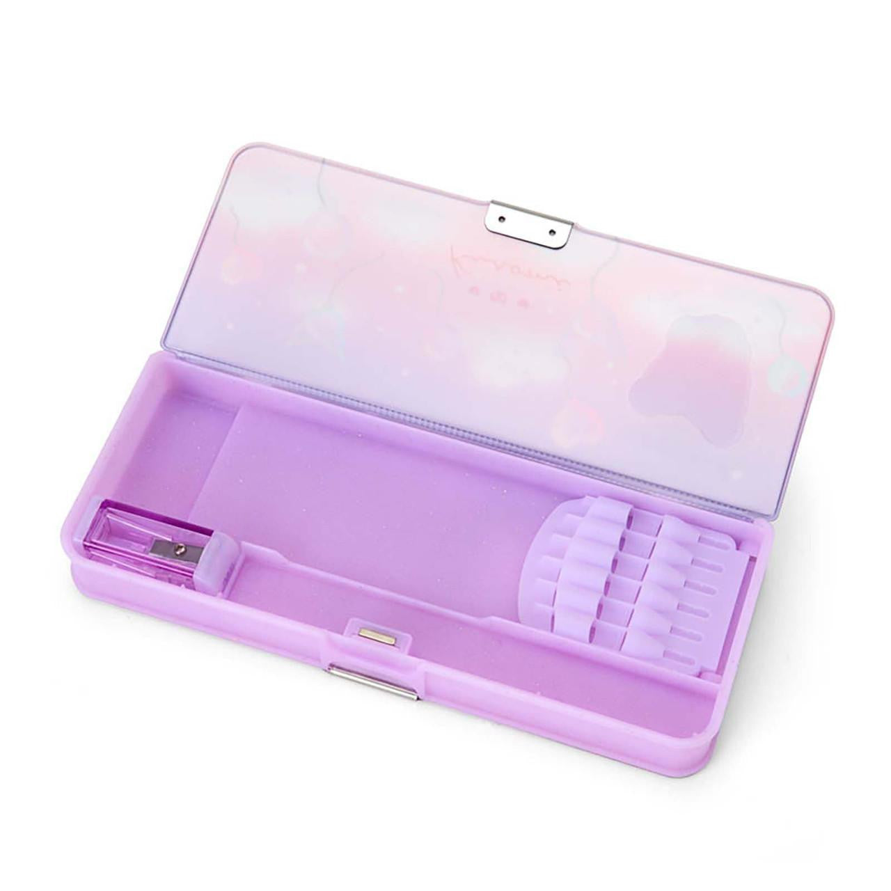 Kuromi Translucent Double Pencil Case