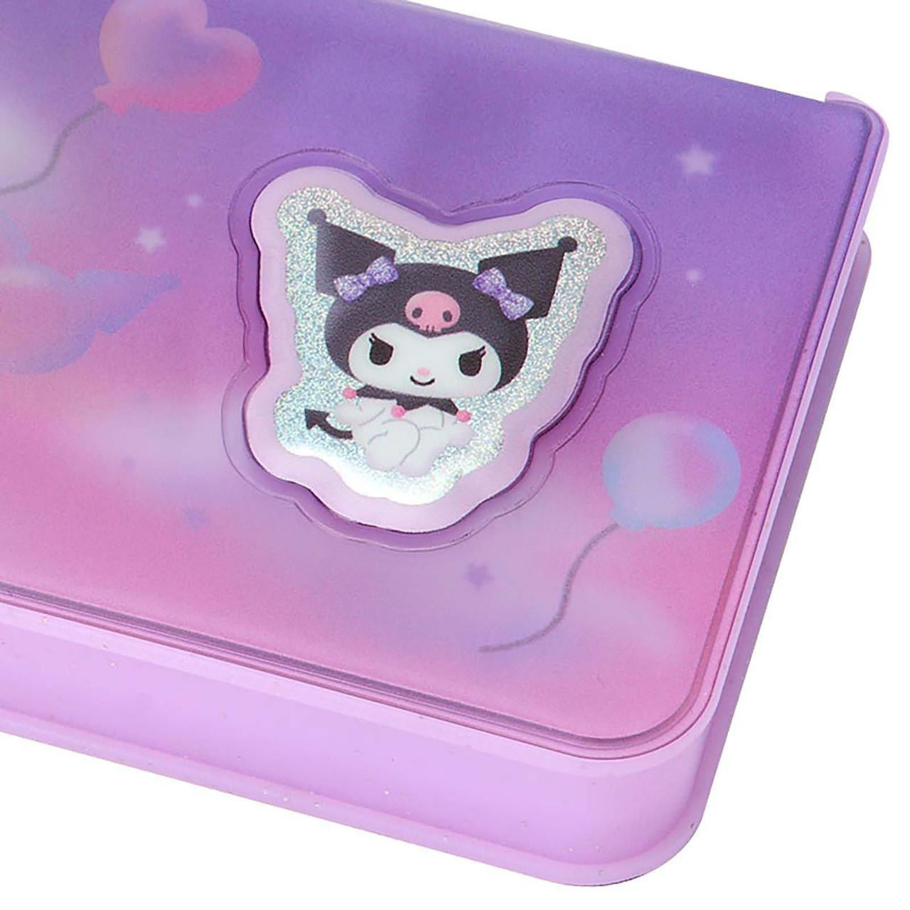 Kuromi Translucent Double Pencil Case