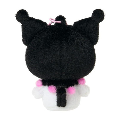 Kuromi Steel Keychain with Flocky Mascot