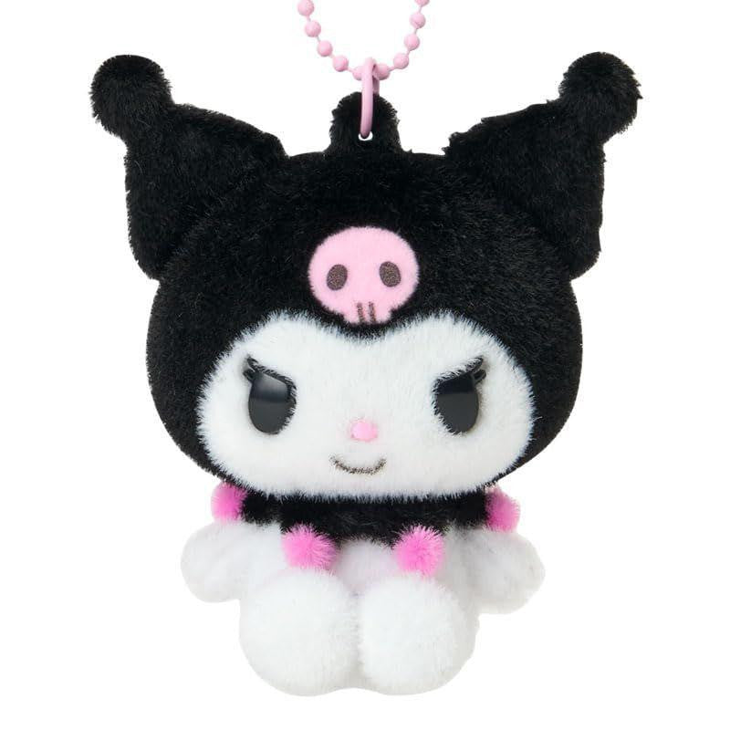 Kuromi Steel Keychain with Flocky Mascot