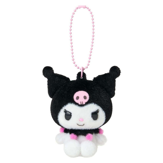 Kuromi Steel Keychain with Flocky Mascot