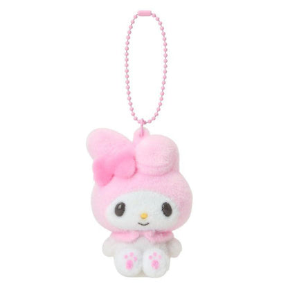 My Melody Steel Keychain with Flocky Mascot