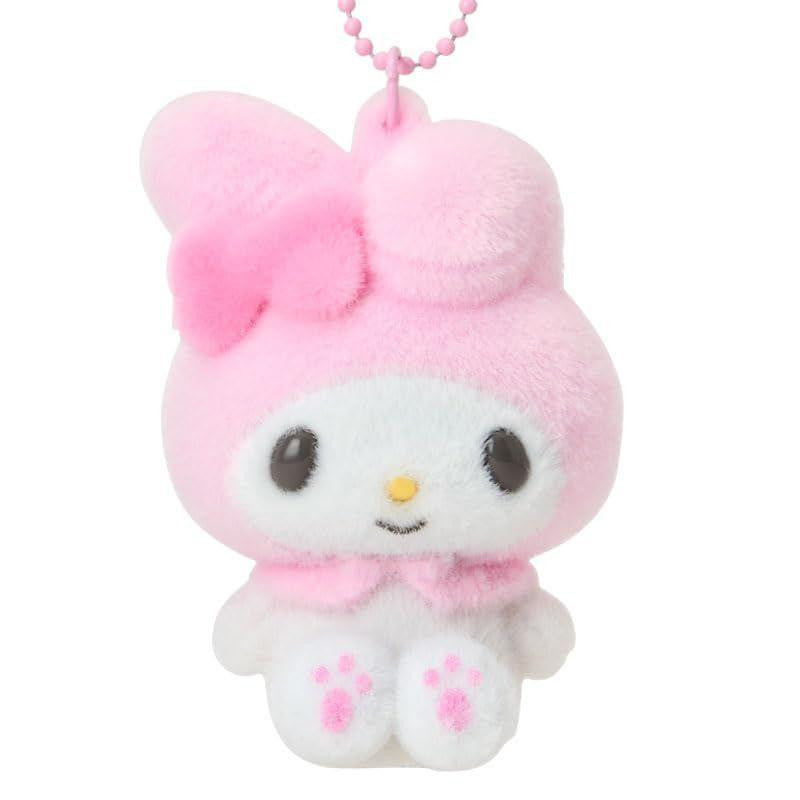 My Melody Steel Keychain with Flocky Mascot