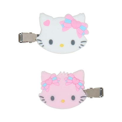Charmmy Kitty Flocky Bangs Clip Set