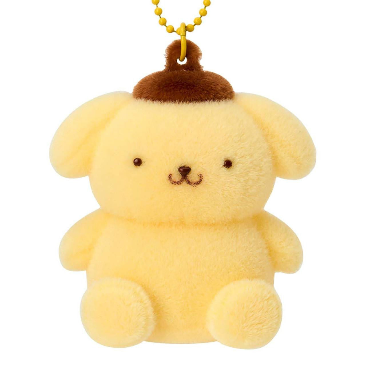 Pompompurin Steel Keychain with Flocky Mascot
