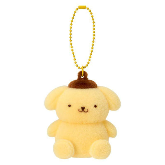 Pompompurin Steel Keychain with Flocky Mascot
