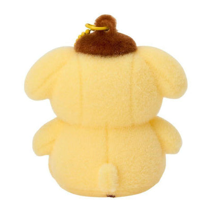 Pompompurin Steel Keychain with Flocky Mascot