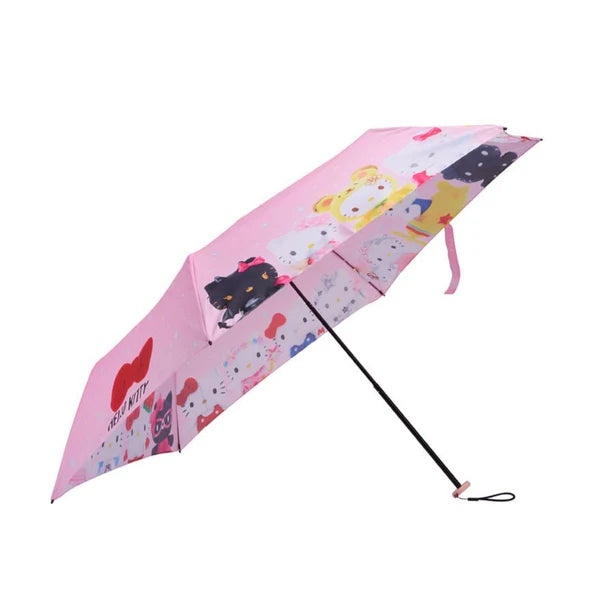 Hello Kitty 50th Anniversary Pink Foldable Umbrella