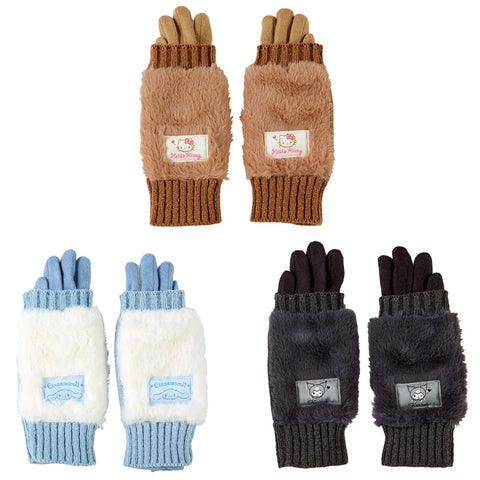 Sanrio Characters Knit 3way Gloves