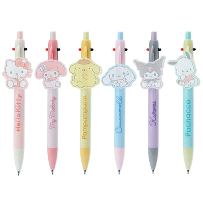 Sanrio Characters Pastel 2 Color Ballpoint Pen and Mechanical Pencil