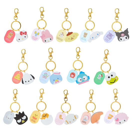 Sanrio Characters Face Acrylic Keyring