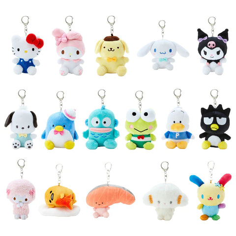 Sanrio Characters Keychain with Mascot Color Chain