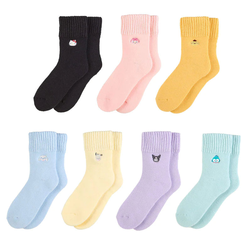 Sanrio Characters Crew Length Socks