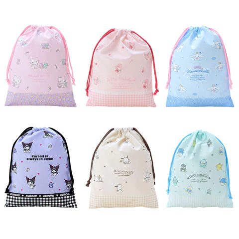 Sanrio Characters Medium Drawstring Bag