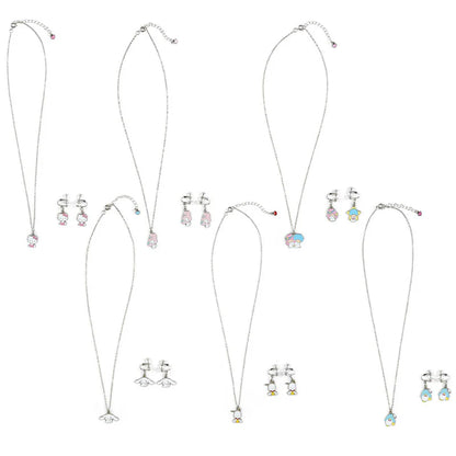 Sanrio Characters Necklace and Earrings Set