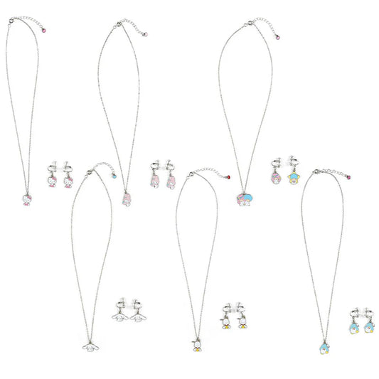 Sanrio Characters Necklace and Earrings Set