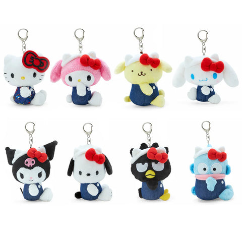 Sanrio Characters 50th Anniversary Hello, Everyone! Mascot Keychain Plush