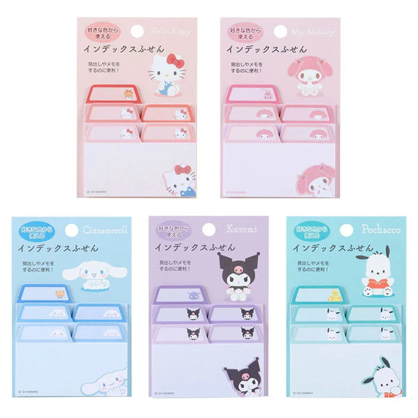 Sanrio Characters Expressions Index Tab Sticky Notes