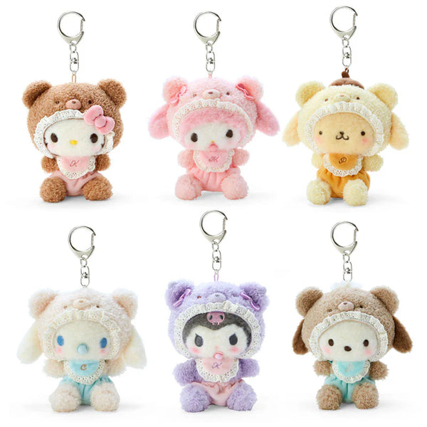 Sanrio Characters Baby Bear Keychain with Mascot