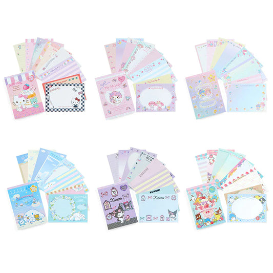Sanrio Characters 8-Design Memo Pad