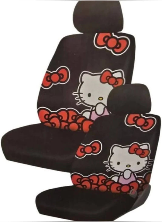 Hello Kitty Bows Low Back Seat Covers