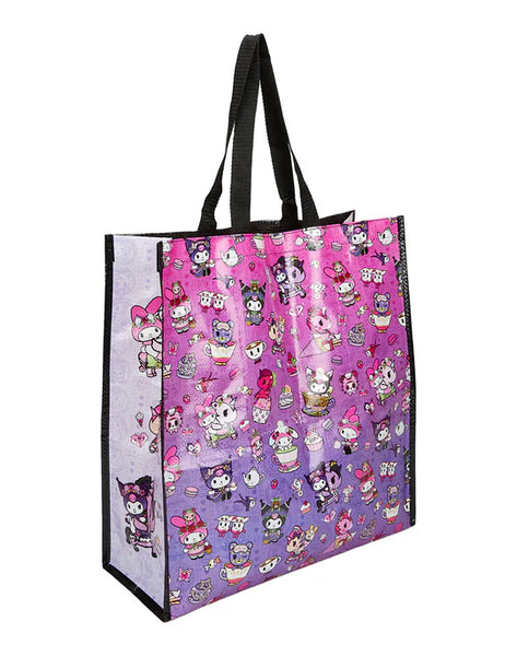 tokidoki x Kuromi and My Melody Garden Party Vinyl Tote