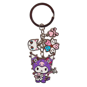 Tokidoki Sakura Festival Kuromi Charm Keychain