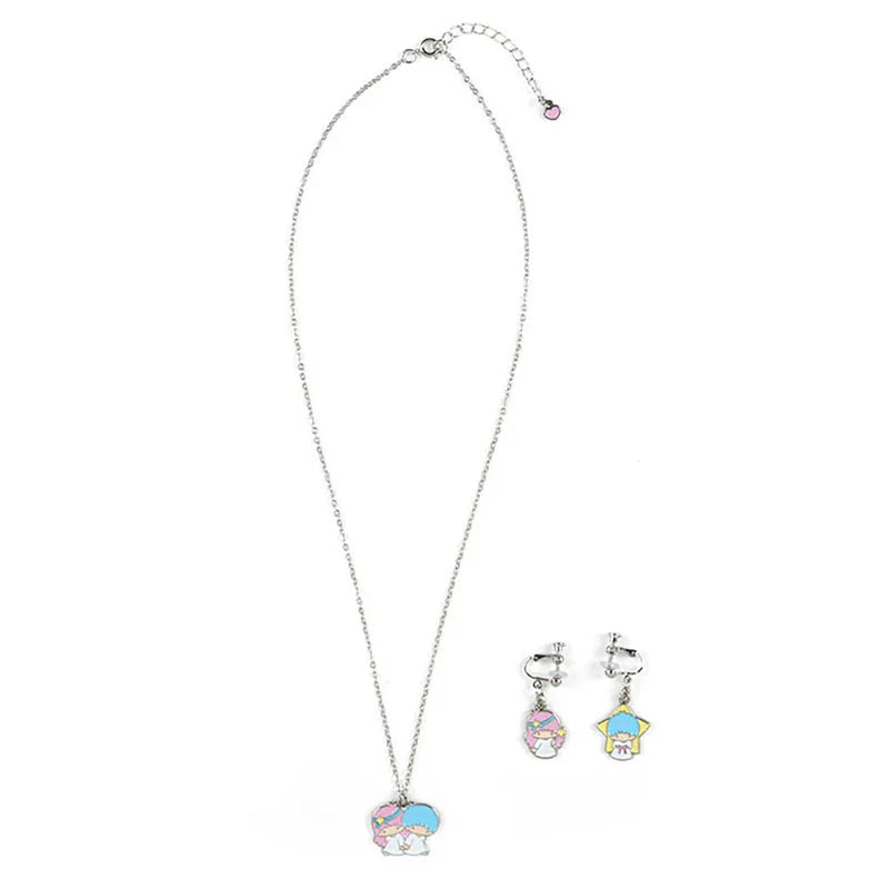 Sanrio Characters Necklace and Earrings Set