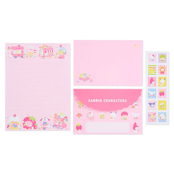 Sanrio Characters Fruit Stand Letter Set